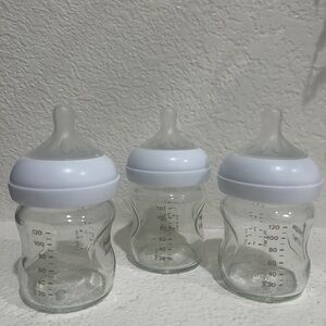 Philips Avent Natural Glass Baby Bottles with Nipple Flow 2,3,4